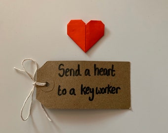 Origami Heart with Message