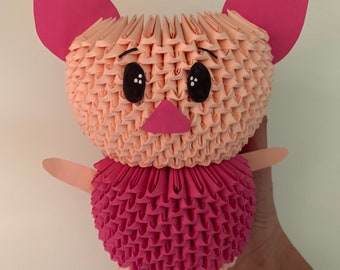 3D Origami Disney Piglet