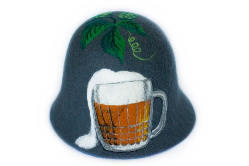 Mug of Beer Lover Wool Felted Hat International Beer Day Gift Etsy