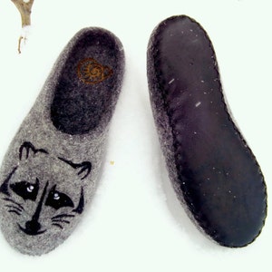 racoon slippers