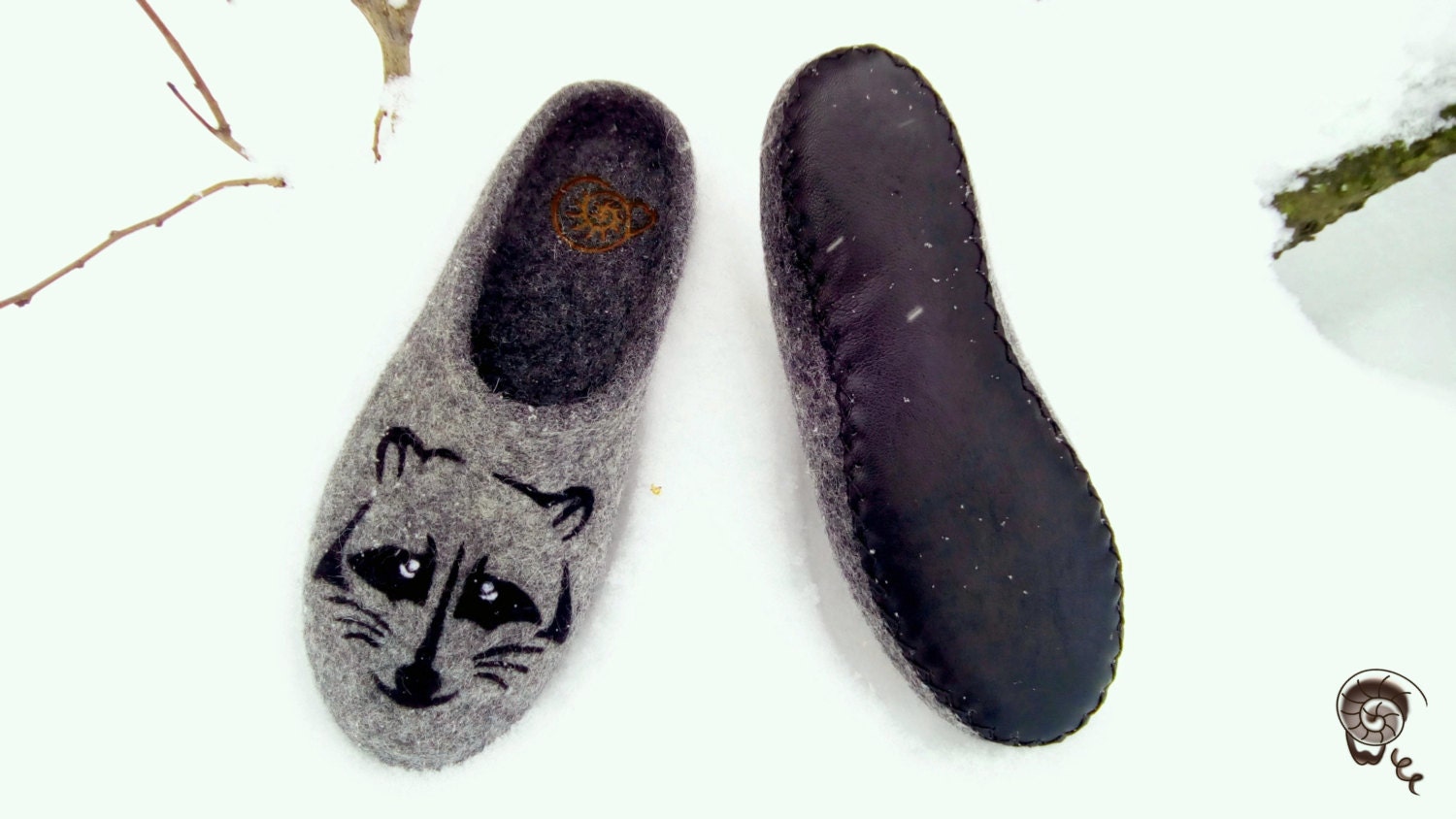 racoon slippers
