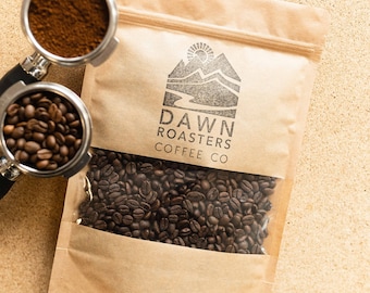 Swiss Water Decaf Coffee Beans - Freshly Roasted - whole bean, espresso or cafetiere ground - Dawn Roasters