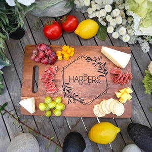 Personalized Charcuterie Board Cheese Board, Realtor Closing gift, Custom Charcuterie board, Wedding Gift, Birthday Housewarming