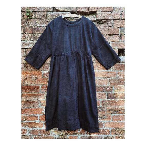 black long sleeve peasant dress Romantic Bohemian Maxi Peasant Dress