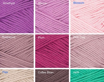 Stylecraft Naturals, fil 100 % coton bio à tricoter, crochet, pelote 50 g DK
