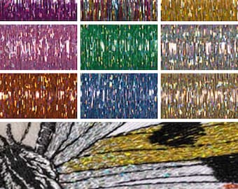 Gutermann Thread Sulky Holoshimmer Decorative Ornamental Motif Sewing 200m spool