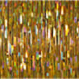 May include: Abstract painting with a textured surface. The painting is made up of vertical lines of various colours, primarily shades of gold, brown, and white.