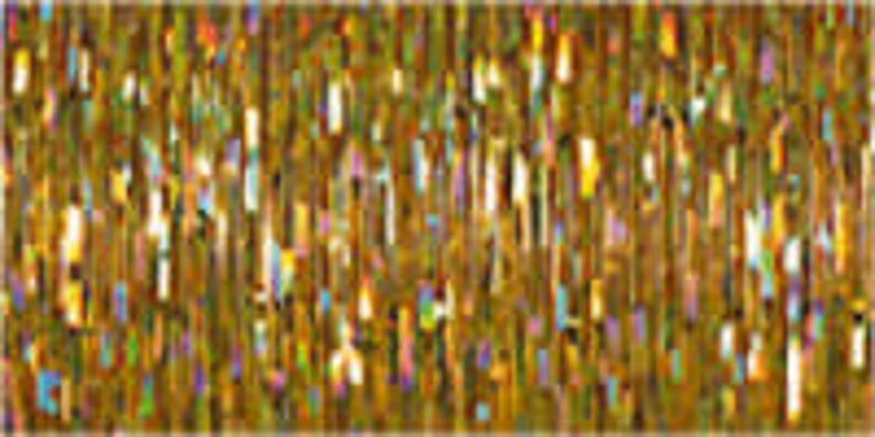 May include: Abstract painting with a textured surface. The painting is made up of vertical lines of various colours, primarily shades of gold, brown, and white.
