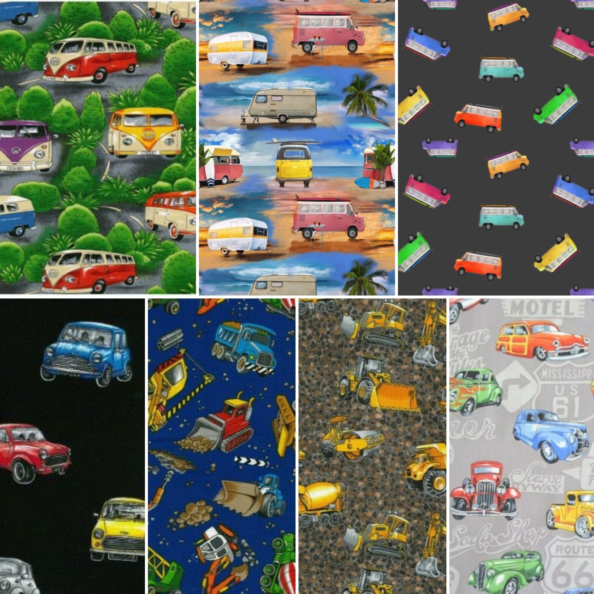 campervan fat quarters