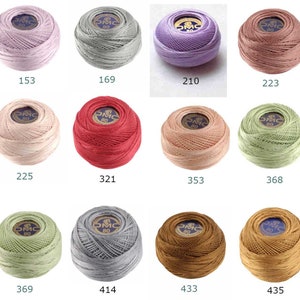 DMC Fil A Dentelles Cotton Crochet Thread - Size 6 Ply, Color 92, 5 Gram Ball