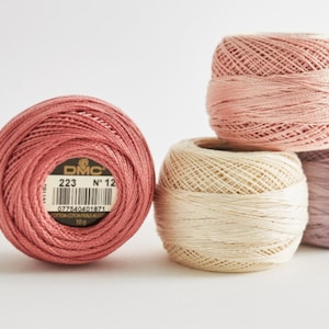 Crochet Cotton Thick Thread Floss Thread Size 12 for Crochet Making combo  10 Rolls 