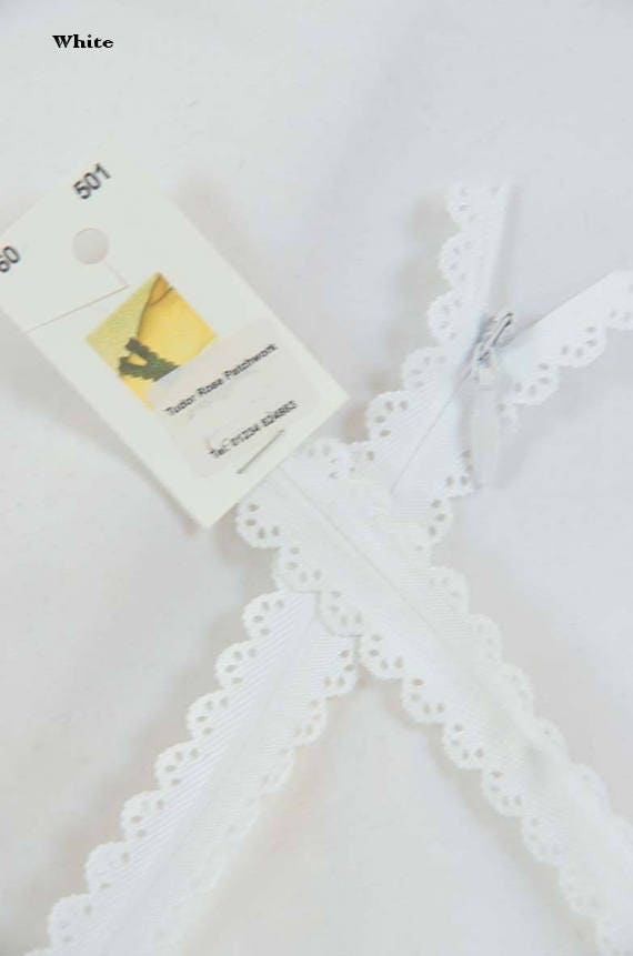 Lace best sale edged zippers