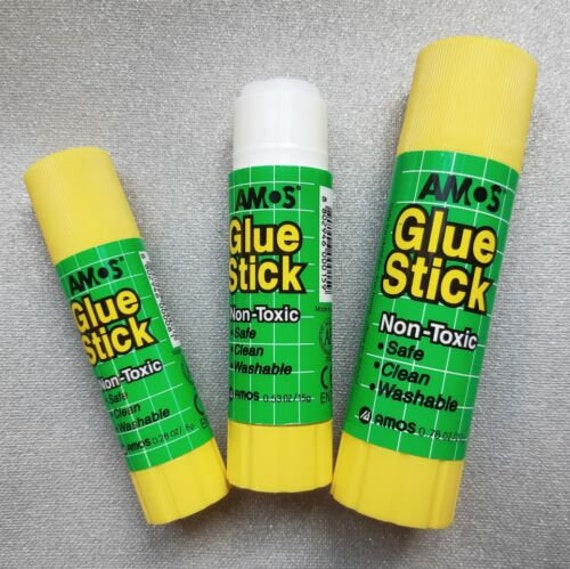 GLUE STICK - Non-Toxic Twist Up Washable Adhesive Paper Craft Office