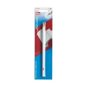 Lápiz de tela borrable en agua Prym Tailors, lápices de marcado solubles en agua blancos para telas oscuras
