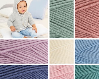 Laine acrylique Bambino Premium Stylecraft - Crochet pour bébé - Boules de 100 g