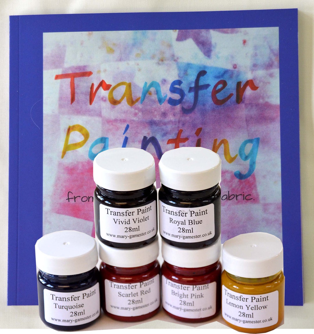 Fabric Transfer Paint Set And/or Instruction Book by Mary Etsy