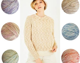 Stylecraft Serene Aran Wool Acrylic Multicolour Yarn Knitting Crochet 100g Ball