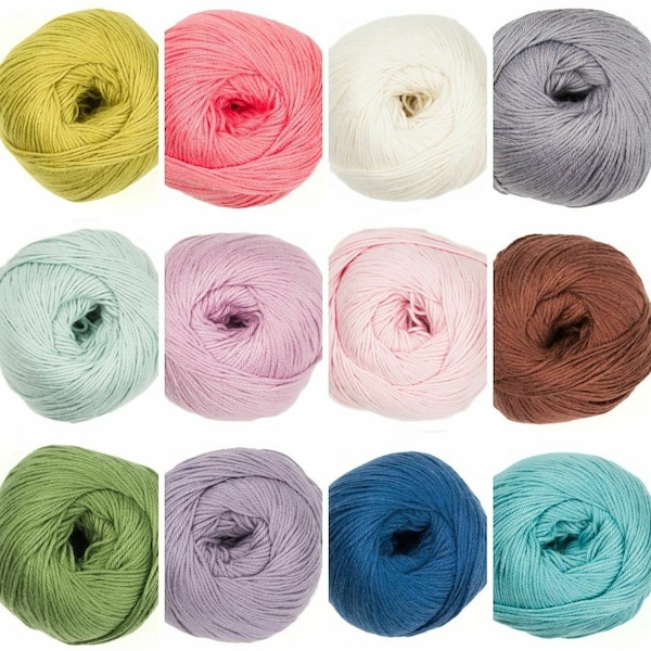 Stylecraft Naturals DK Bamboo & Cotton Crochet Knitting Yarn - 100g balls