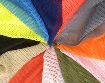 AIRTEX Stretch Mesh Net Fabric - 60” 150cm Wide Polyester Material - Activewear - 1/2 metre