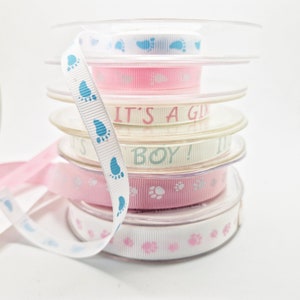 Ripsband | Kuchen Haarschleifen Handwerk Babyparty Geschenkverpackung | 10mm Breite | Meterware