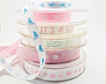 Grosgrain Ribbon | Cakes Hair Bows Craft Baby Shower Gift Wrap | 10mm Width | Sold By Meter