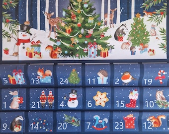 Advent Calendar Fabric Panel | Easy Fold Up Christmas Count Down | DIY Holiday Sewing Project | Make Your Own Xmas Fabric Craft