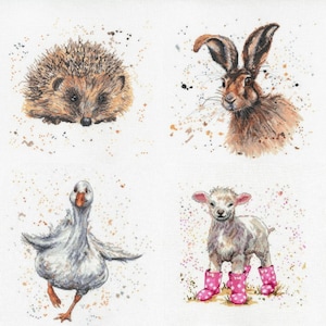 Bree Merryn My Cross Stitch Kit Counted X Stitch Embroidery Bee Duck Hare Kits