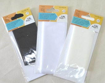 Fabric Repair Kit for Jersey Stretch and Non Stretch Iron On Patches Heat Bond Washable