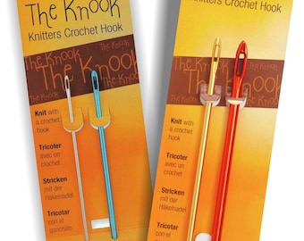 Knook Crochet Hooks | Knooking Needles for Knitters | Pack of 2