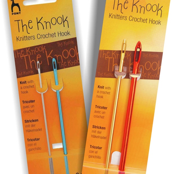 Knook Crochet Hooks | Knooking Needles for Knitters | Pack of 2