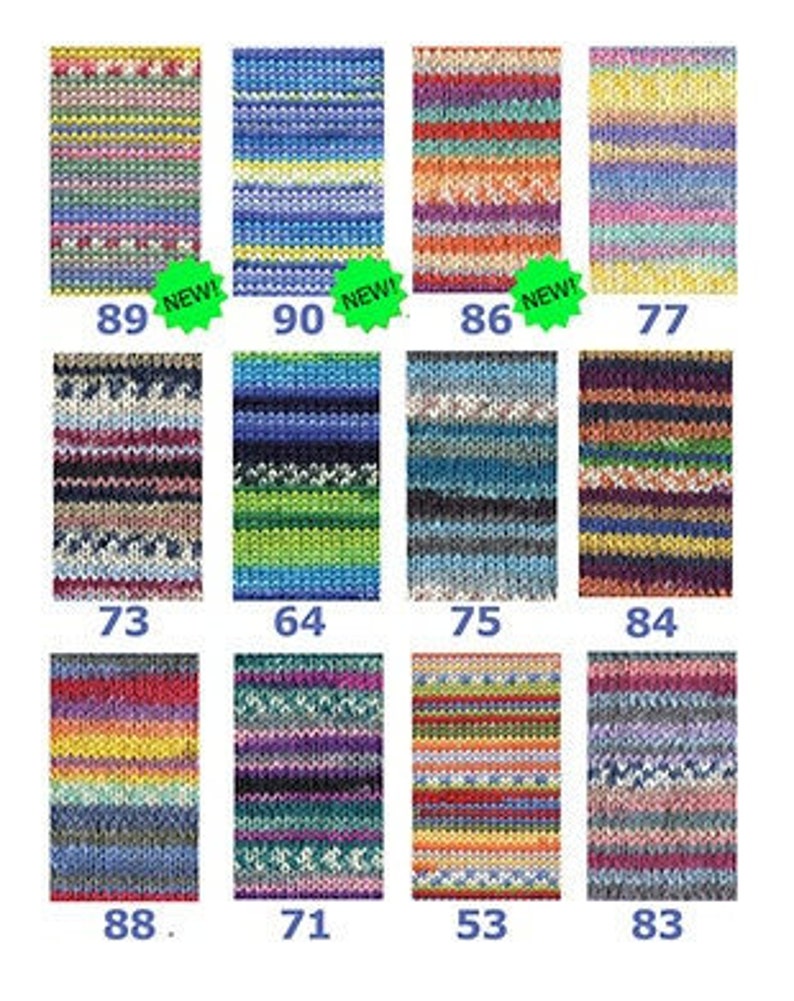 50g Adriafil Knitcol DK Self-Striping Machine Washable Merino Knitting & Crochet Wool Yarn image 1