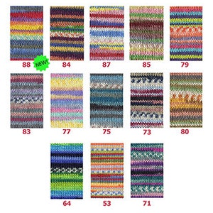 50g Adriafil Knitcol DK Self-Striping Machine Washable Merino Knitting & Crochet Wool Yarn image 2