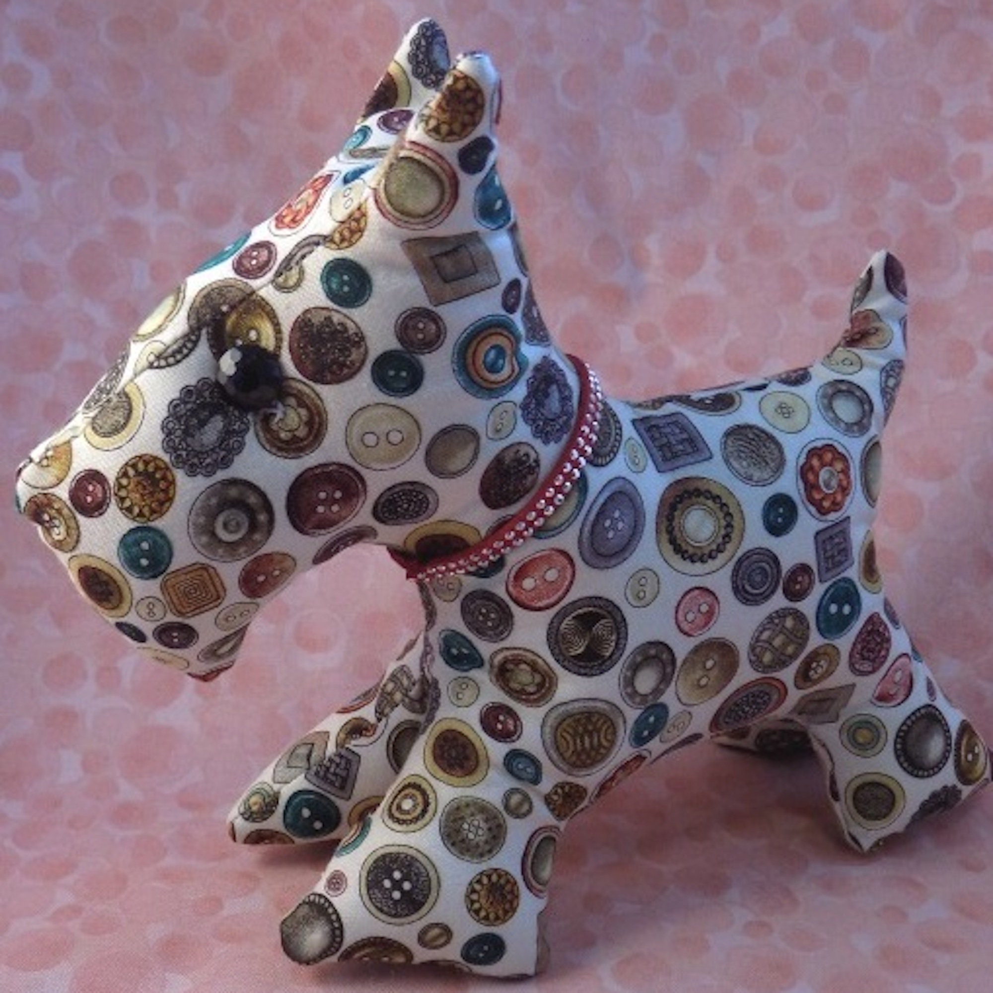 Scottie Dog Pin Cushion Beginner Sewing Kit Includes Fabric Etsy