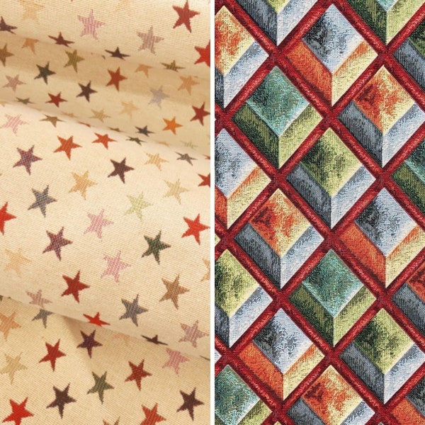 Tapestry Upholstery Fabric Etsy