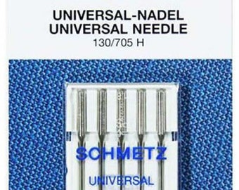 Schmetz Universal Sewing Machine Needles (130/70H) Aghi di alta qualità dalla Germania.  P&P GRATUITO NEL Regno Unito