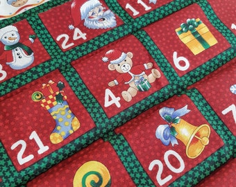 Santa Easy Fold Up Advent Calendar Panel - Make Your Own Christmas Calendar