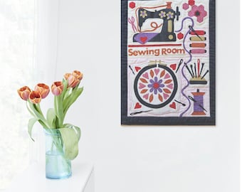 The Sewing Room Wall Hanging PDF Pattern Templates and Instructions