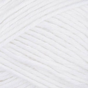 May include: A close-up of a ball of white yarn. The yarn is soft and fluffy, and it is perfect for knitting or crocheting.