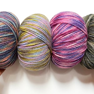 Adriafil New Zealand Aran Multi-Coloured Worsted Wool Yarn