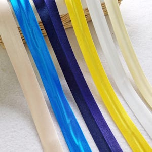 Satin Bias Binding Single Fold Sewing Bunting Tape 28mm Wide x 3 METRES