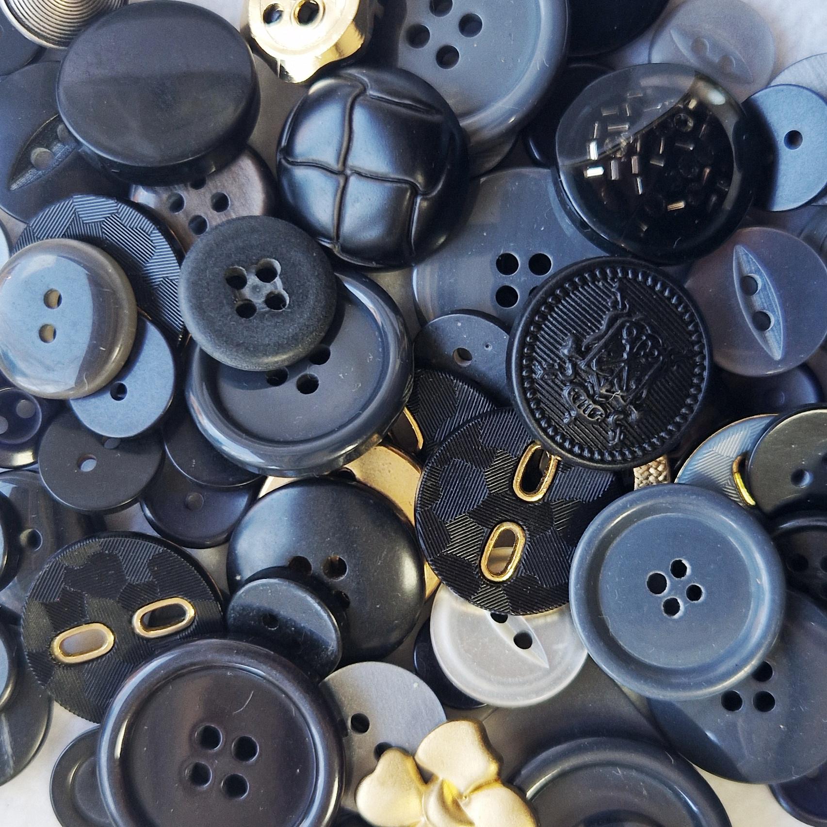 Weight Button Buttons by Weight Bags Mixed Shapes Assorted Colours Craft 125g 250g ...