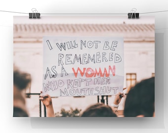 Unsilenced Voices: Roe vs. Wade Protest Photo - Empowering Women's Stand