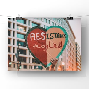 Resistance المقاومة - Photographie de justice sociale (sans cadre)