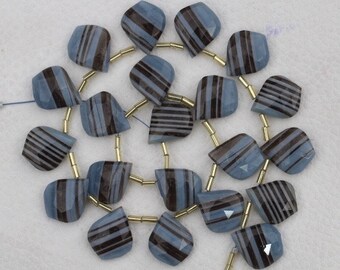 A+ quality custom order 9 x 23 mm approx...wholesale price New Arrival 20 pieces faceted Pear shape BOLDER OPAL briolette beads 9 x 20