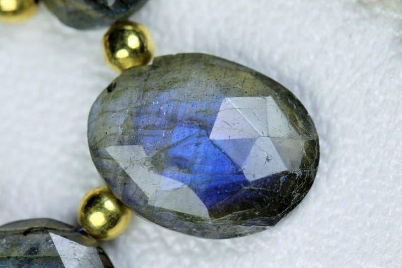 multi flashy Nice 5 x 13 x 21 mm approx 14 piece Full Flashy faceted OVAL LABRADORITE beads size 5 x 9 x 14 Natural Labradorite oval