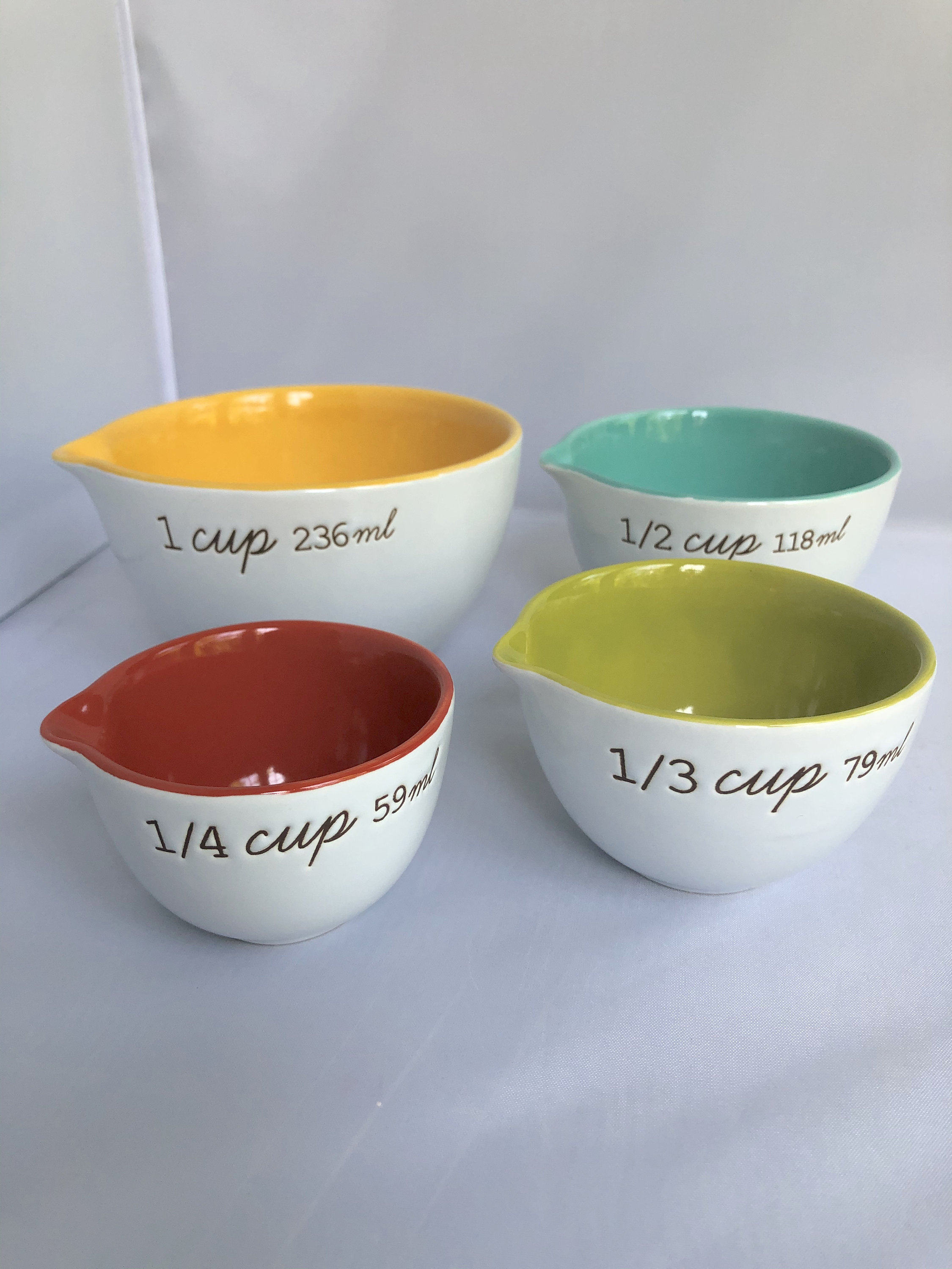 Measuring Ceramic Cup Set  Handcraft — Ore' Originals Inc.