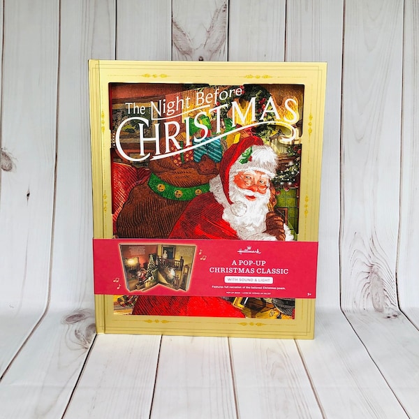 Hallmark Night Before Christmas Pop up Book Etsy