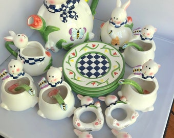 Easter Tea Set - Etsy