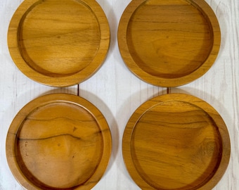 Coasters Vintage Oak Wood Set of 4