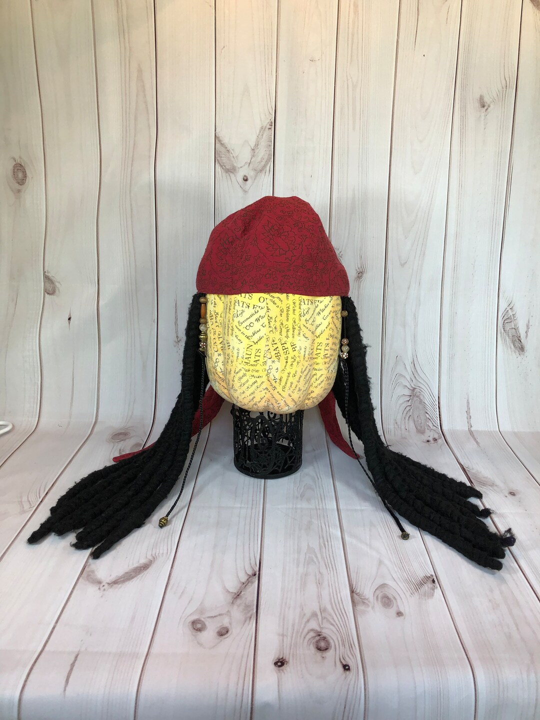 Genuine Disney Captain Jack Sparrow Hair Dreads Dead Men Tell Etsy